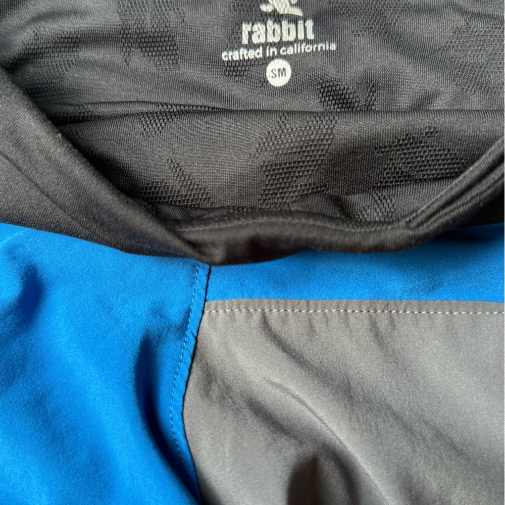 Rabbit Blue and Black Running Shorts - Picture 5 of 5